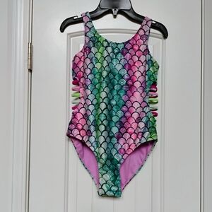 Colorful Mermaid Scale Swimsuit